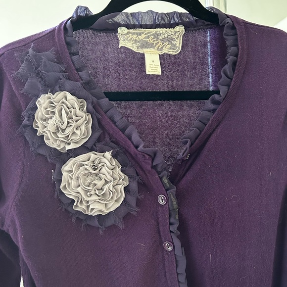 Purple cardigan - size medium - Picture 10 of 10